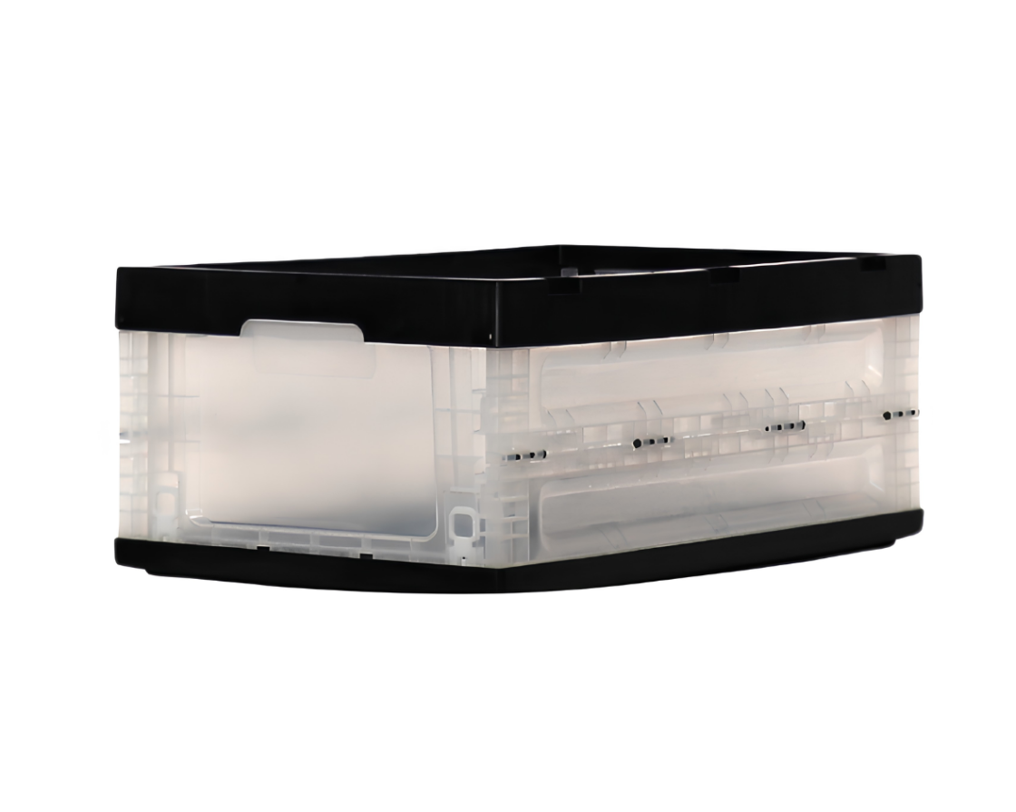 ADDITIONAL PLASTIC FOLDING CRATE (CLEAR)